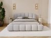 GRAINGOLD Cloud Soft Polsterbett 120x200, Bett mit Bettkasten und Lattenrost, Bouclé-Stoff, Grau Bild 3