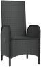 vidaXL Gartenstühle 2 Stk. Poly Rattan Schwarz 310561 Bild 4