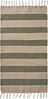 Ib Laursen Teppich Läufer 60x120cm Baumwolle Creme Olivengrün Gestreift 65043-00 Bild 2