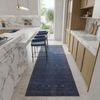 Gabbeh Teppich - Loribaft Softy - LuxeWeave 300 x 80 cm - blau - läufer Bild 2