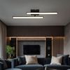 LED Deckenleuchte, schwarz, opal, beweglich, L 50 cm Bild 3