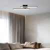 LED Deckenleuchte, schwarz, opal, beweglich, L 50 cm Bild 5