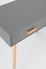 Konsole Narydon aus Kiefernholz, modern und funktional, Grau, mit 2 Schubladen, 90x40 cm Bild 4