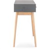 Konsole Narydon aus Kiefernholz, modern und funktional, Grau, mit 2 Schubladen, 90x40 cm Bild 3