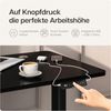 Desktronic Elektrisch Höhenverstellbarer Schreibtischgestell HomePro, Schwarz, mit Memory-Funktion, Anti-Kollisions Technologie, USB-A und USB-C-Ladeanschlüssen Bild 4