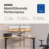 Desktronic Elektrisch Höhenverstellbarer Schreibtischgestell HomePro, Schwarz, mit Memory-Funktion, Anti-Kollisions Technologie, USB-A und USB-C-Ladeanschlüssen Bild 2