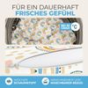 ELONEO Klappmatratze, Gästematratze, 3-teilige Faltmatratze, Schaumstoff extra dick (15cm), waschbar, Bandscheibenwürfel, klappbar, Faltbare Matratze, Erwachsene (Regenbogen, 90 x 200 x 15 cm) Bild 5