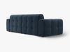 Micadoni Sofa Kendal 4-Sitzer Strukturierter Stoff Marineblau Bild 3
