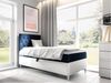 Boxspringbett 'Lenda Junior 1', dunkelblau, 80x200 cm, Links Bild 2