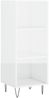 vidaXL Sideboard Hochglanz-Weiß 34,5x32,5x90 cm Holzwerkstoff 828726 Bild 2