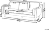 3-Sitzer Sofa beige LOKKA Bild 2