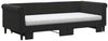 vidaXL Tagesbett Ausziehbar mit Matratzen Schwarz 90x200 cm Samt 3197799 Bild 3