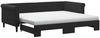 vidaXL Tagesbett Ausziehbar mit Matratzen Schwarz 90x200 cm Samt 3197799 Bild 2