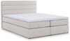 AX LIVING Boxspringbett 160x200 mit Matratze und Topper Sequoio Creme Bild 2