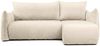 yourhouse24 Ecksofa FILO MINI L-Form Couch, Cord-Stoff, mit Bettfunktion und Bettkasten, Seite universal Bild 2