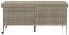 vidaXL Gartentruhe mit Rollen Hellgrau 160x55x75 cm Poly Rattan 4103835 Bild 3