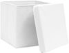 vidaXL Aufbewahrungsboxen mit Deckeln 10 Stk. Weiß 32x32x32 cm Stoff 288352 Bild 3