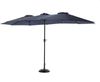 LVHOM Marktschirm 450x300cm(Modell A)Groß rechteckig Doppelseiten-Marktschirm mit Kurbel für Garten, Terrasse, Poolbereich, Gastronomiebetriebe Bild 3