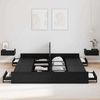 vidaXL Aufbewahrungsbettgestell Schwarz Eichen-Optik 180 x 200 cm 3335270 Bild 3
