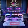 ODK Gaming Tisch Schreibtisch L Form mit Monitorständer 127x127 cm Schwarz Bild 2