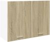 vidaXL Hängeschrank Lyon Sonoma-Eiche 80x31x60 cm Holzwerkstoff 849621 Bild 2