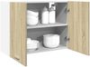vidaXL Hängeschrank Lyon Sonoma-Eiche 80x31x60 cm Holzwerkstoff 849621 Bild 4