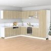 vidaXL Hängeschrank Lyon Sonoma-Eiche 80x31x60 cm Holzwerkstoff 849621 Bild 3