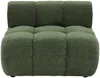 Vente-unique - FACIVIL Sofa Stoff Grün - B 156 cm x H 70 cm x L 313 cm Bild 3