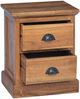 vidaXL Nachttisch mit Schubladen Natur 40 x 30 x 50 cm Massivholz Teak 42017950 Bild 5