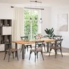 vidaXL Konsolentischbeine 4 Stk. Anthrazit 72-74 cm Stahl 4012470 Bild 3