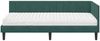 vidaXL Eckbettgestell mit Matratze mit Kopfteil 2 pcs Grün Samt 3393910 Bild 5