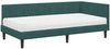 vidaXL Eckbettgestell mit Matratze mit Kopfteil 2 pcs Grün Samt 3393910 Bild 4