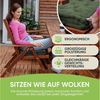 Gräfenstayn Sitzkissen 4er Set 40x40 cm mit 8 cm Polsterung aus 100 % Baumwolle -, robustes Sitzkissen für Indoor & Outdoor, bequemes Bodenkissen Bild 2