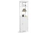 COSTWAY Hochschrank Badezimmerschrank, verstellbares Regal, schmal, weiß Bild 5