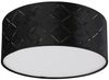 LED Deckenleuchte, schwarz, Samt, Dekorstanzungen, 26 cm Bild 4