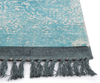 Teppich Viskose hellblau beige 80 x 150 cm cm orientalisches Muster Kurzflor AKARSU Bild 4