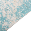 Teppich Viskose hellblau beige 80 x 150 cm cm orientalisches Muster Kurzflor AKARSU Bild 5