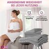 4er Set Duschtücher Plain grau 70x140 - Farbe: Grau, Größe: 70x140 Bild 2