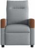 vidaXL Massagesessel Elektrisch Hellgrau Stoff 3323998 Bild 5