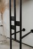 Garderobe Set 3-teilig Kilby in schwarz Metall 130 cm Bild 4