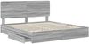 vidaXL Aufbewahrungsbett Graues Sonoma 200 x 200 cm Holzwerkstoff 3412656 Bild 5