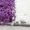Hochflor Teppich Lux Läufer - 80x150 cm - Violett Bild 4