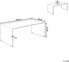 Couchtisch KENDALL Sicherheitsglas Braun Bild 2