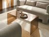 Couchtisch KENDALL Sicherheitsglas Braun Bild 3