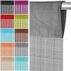 Fadenvorhang mit Stangendurchzug, individuell kürzbare Gardine, moderner und eleganter Dekorationsartikel in vielen Farben und Ausführungen Stangendurchzug Grau 90x250 cm Bild 4