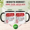 Momentals Tasse Wir waren mit Abstand die Besten – Abschiedsgeschenk Kollegin Kollegen, Gratis Versand · Links-&Rechtshänder · Spülmaschinenfest Bild 4