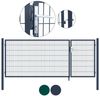 HOME DELUXE Doppelflügel Gartentor ADITUS - 180 x 350 cm Anthrazit Bild 2