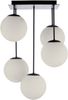 OTTO home Deckenleuchte Nellin, ohne Leuchtmittel, Deckenlampe mit großen Glaskugeln, amberfarben oder opal matt weiß Bild 4