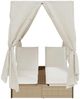vidaXL Doppelte Sonnenliege Beige 205 x 129 x 200 cm Poly-Rattan 3376131 Bild 5
