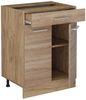 Küchenunterschrank R-Line Sonoma 60 cm mit Schublade, ohne Arbeitsplatte Vicco Bild 3